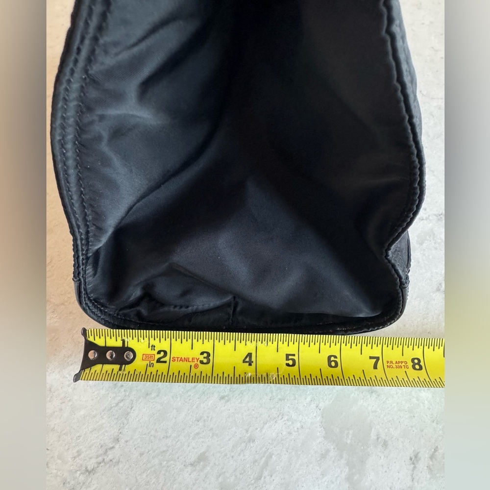 Tory Burch Black Nylon Tote with Patent Logo - Picture 13 of 15
